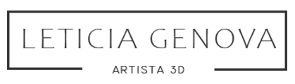 Leticia Genova – Artista 3D Logo